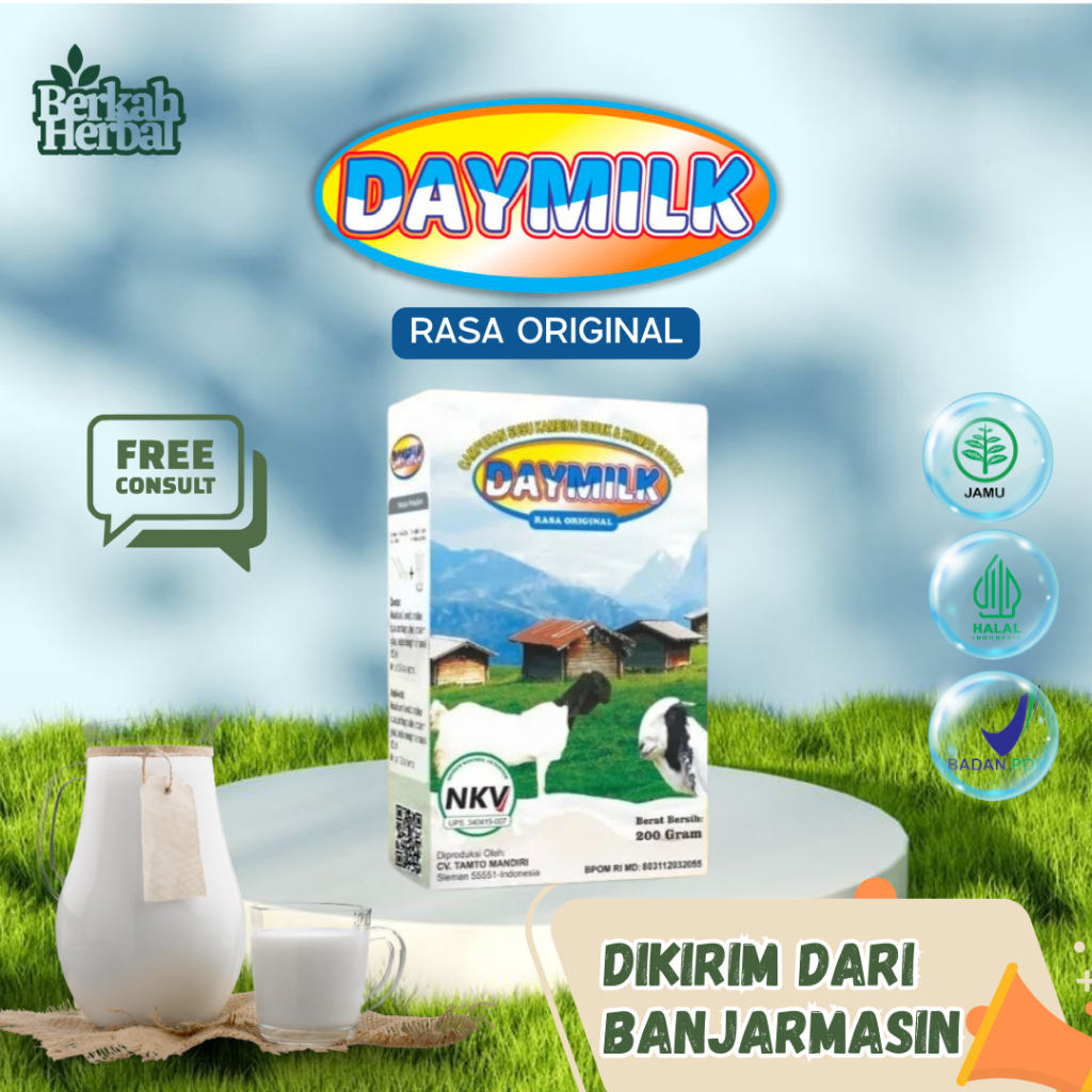 

Daymilk Susu Kambing Etawa Rasa Original Vanilla Jahe Cokelat Atasi Masalah Sendi Tulang Pernafasan Banjarmasin