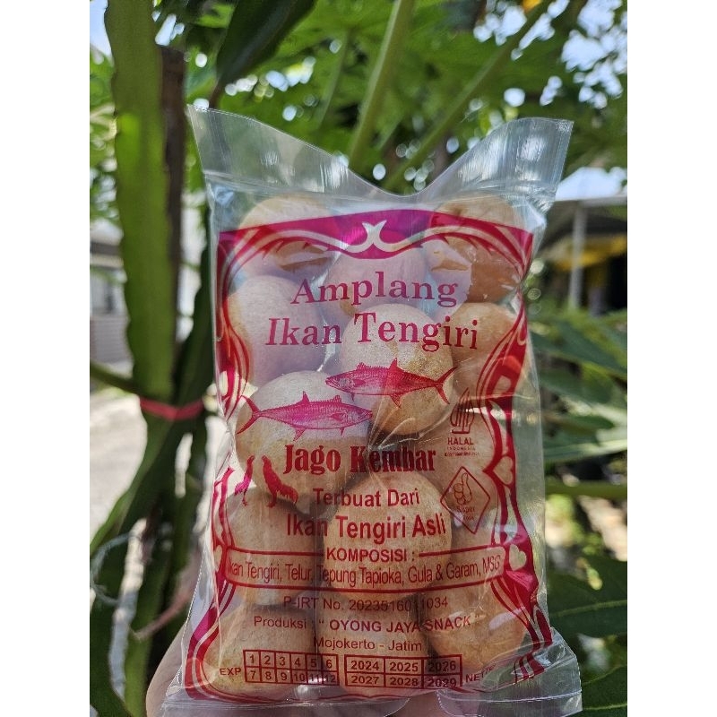 

amplang jago kembar kemasan ekonomis / amplang krupuk ikan tengiri / kerupuk ikan /kerupuk tengiri