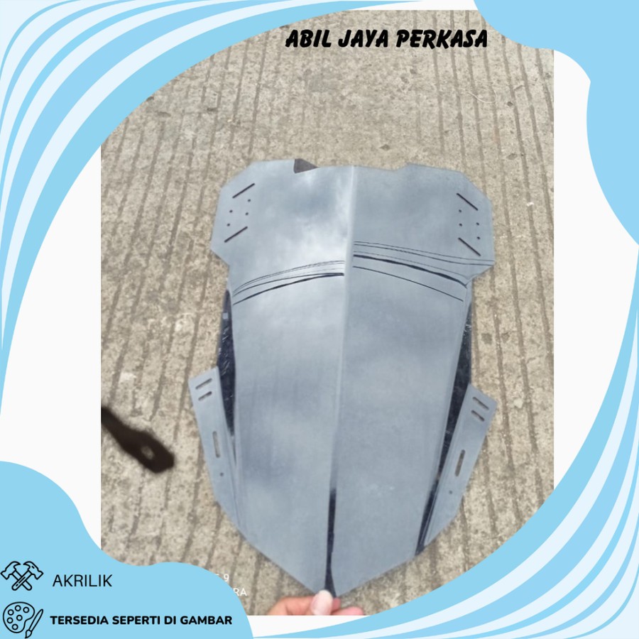 WINDSHIELD VISOR TOURING BENING SMOKE 50CM VERZA NVL VIXION MT25  NVL VIXION YAMAHA NEW VIXION | FZ1