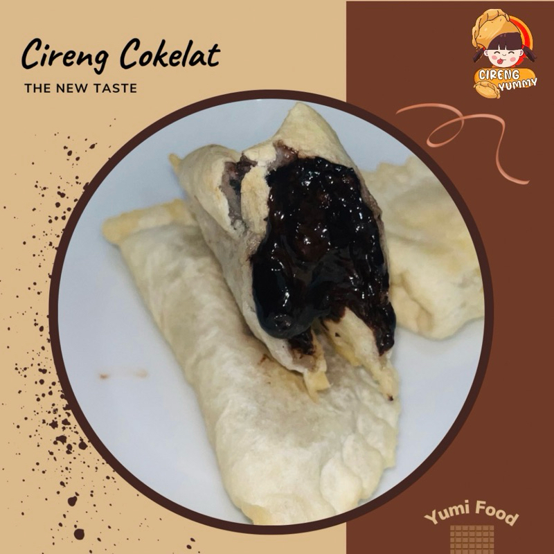 

Cireng isi Cokelat lumer