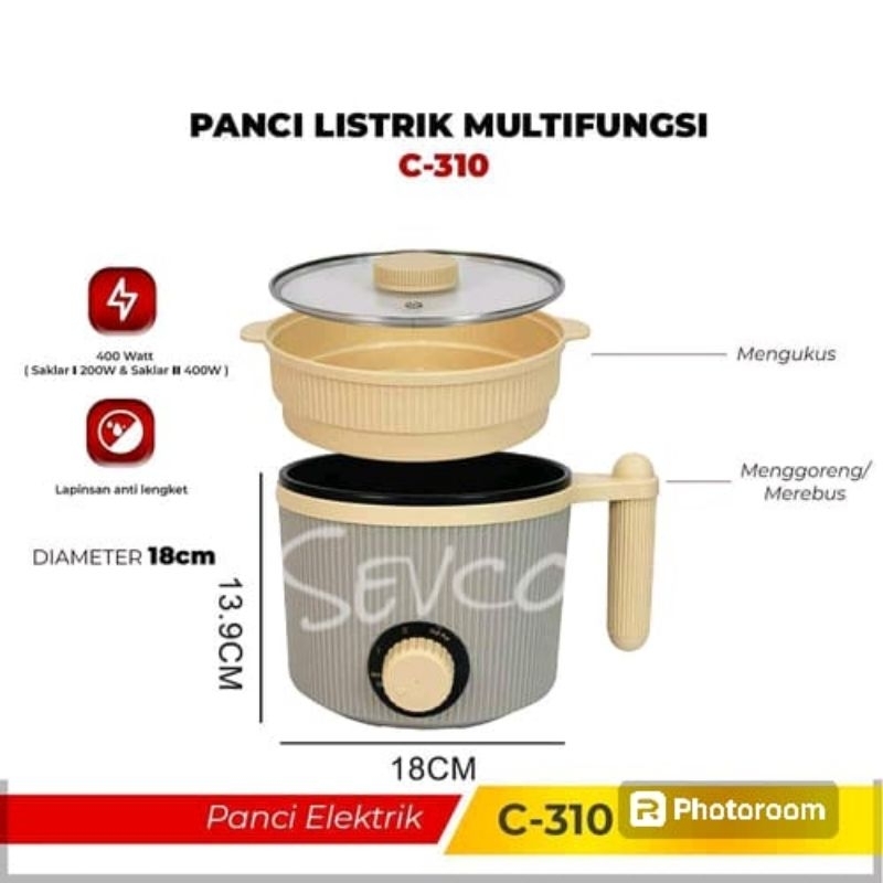 Panci Listrik Alat Masak Serbaguna Alat Dapur Anak Kos Advance C 310