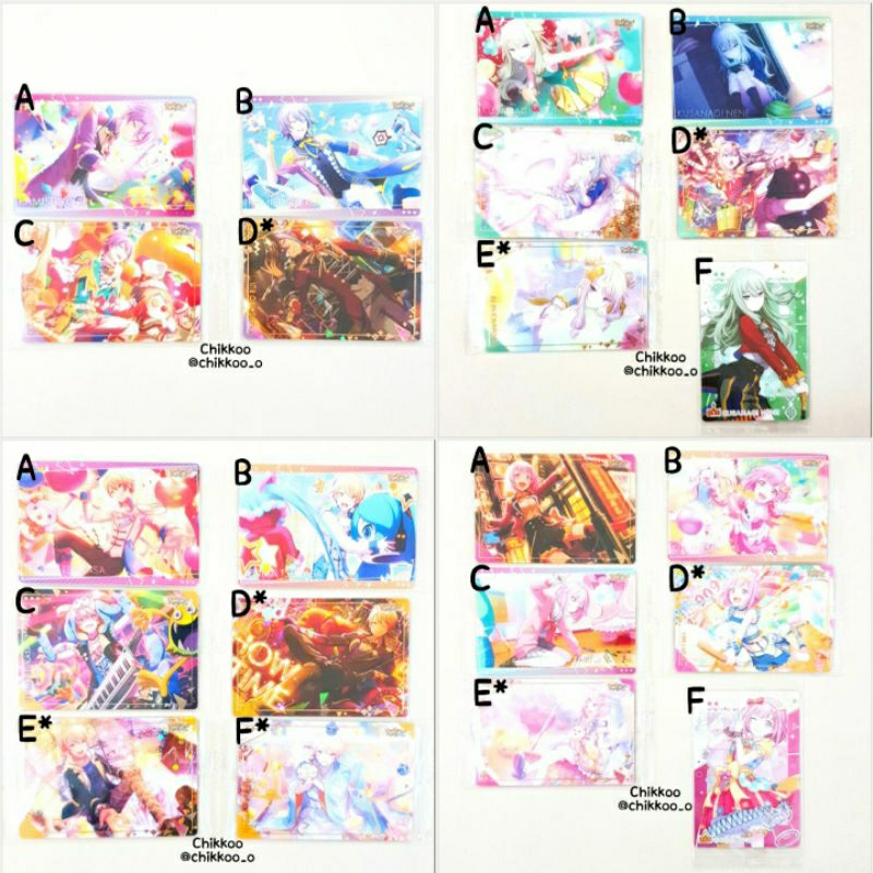 Project Sekai Wafer Card Wonderlands x Showtime