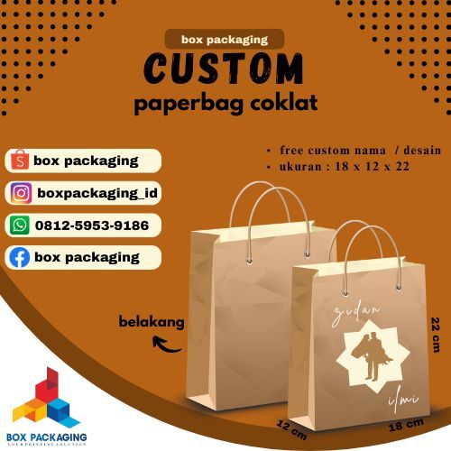 

CUSTOM PAPERBAG COKLAT