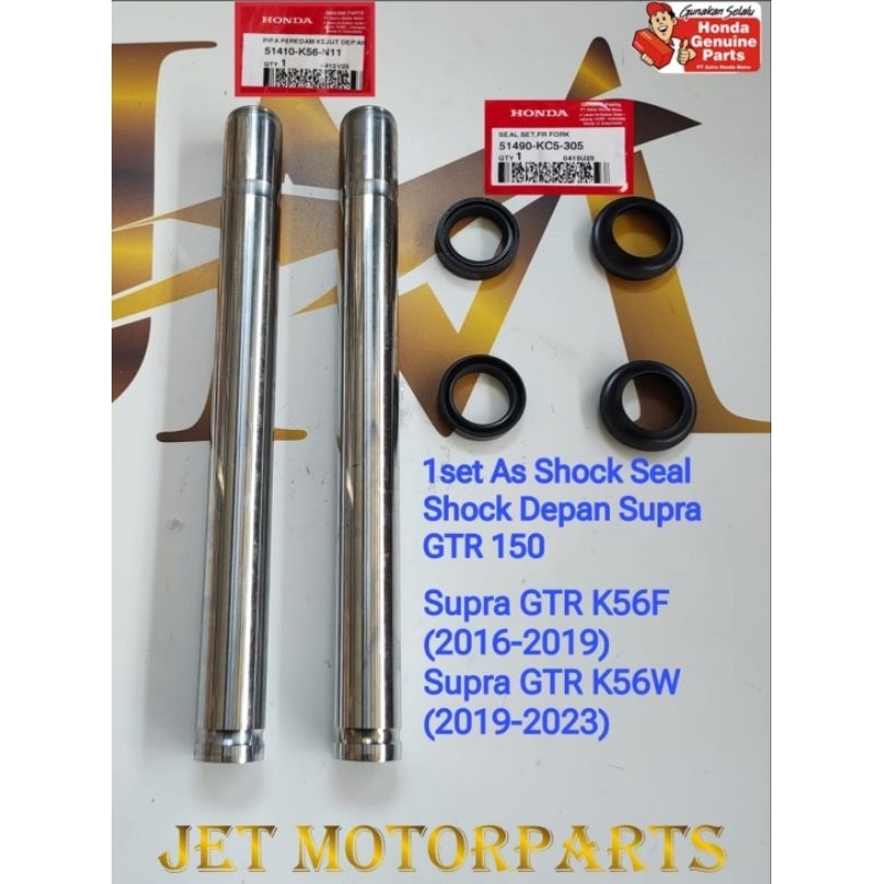 As shock seal shock depan gtr supra 150 gtr sepasang satu 1set ori honda ahm asli honda