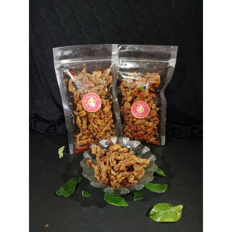 

usus krispy original pesaa dan basreng original dan super pedas