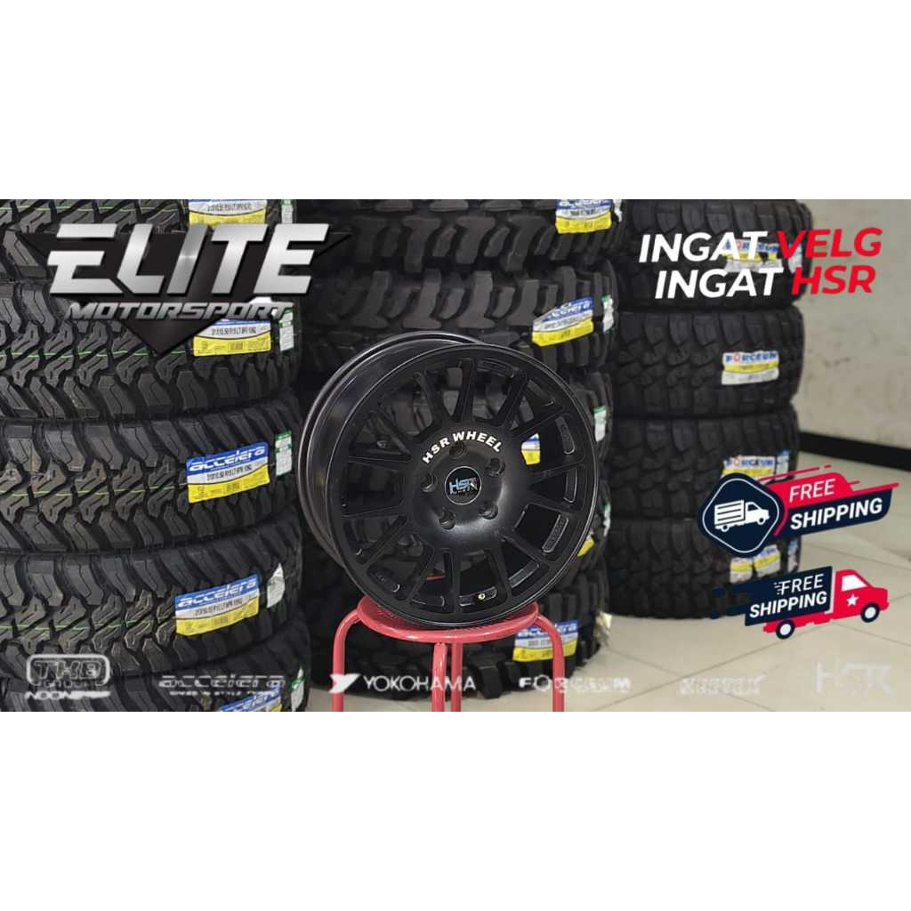 Velg Racing ring 15 Mobil Ertiga Innova Hrv L300 Grandmax L300 -  Gratis Ongkir Seluruh Indonesia