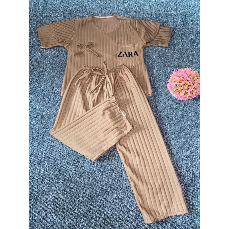 ONE SET ANAK PEREMPUAN ZARA KNIT PREMIUM