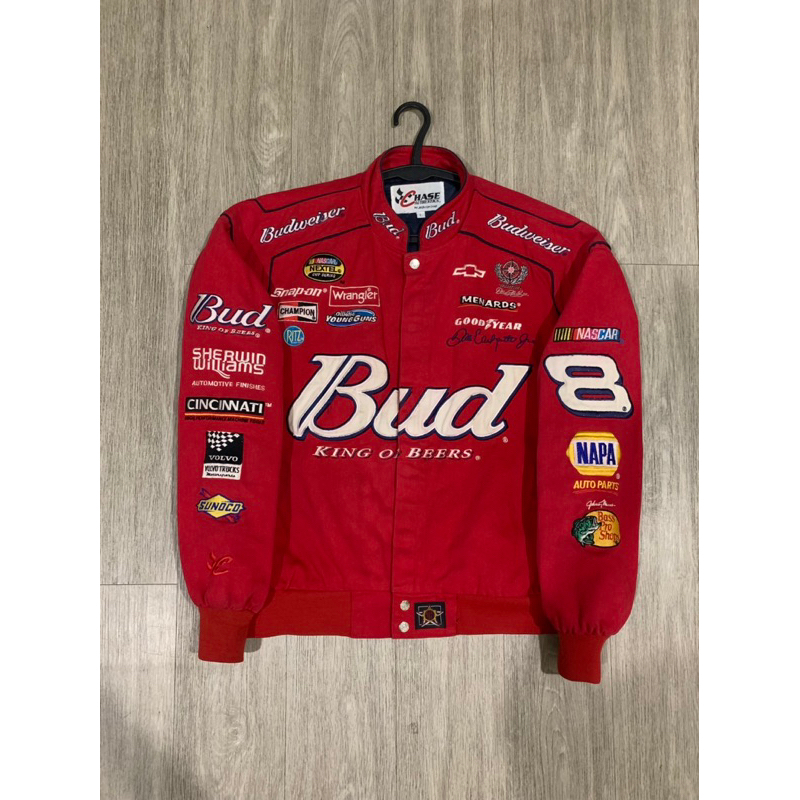 nascar jacket varsity bud by jh design