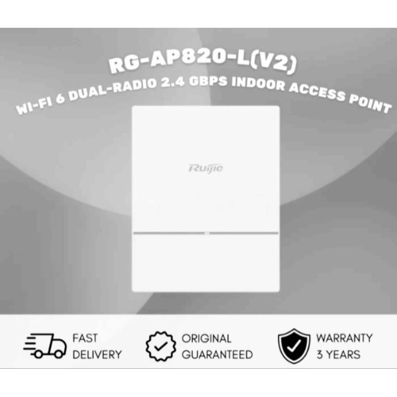 Ruijie RG-AP820L V2 Wifi6 Acess Point Paket POE RG-E120(GE)