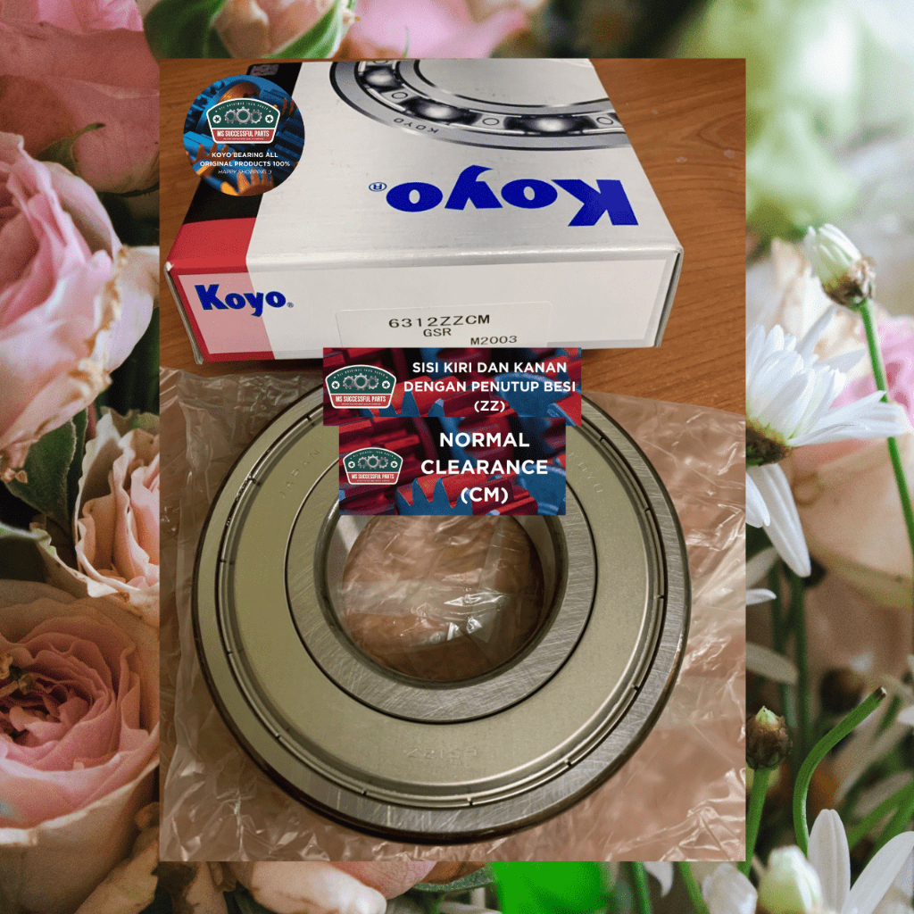 BEARING 6312 ZZ & 6312 ZZ C3 KOYO ORIGINAL JAPAN 6312ZZ & 6312ZZC3