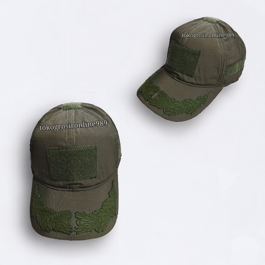 Topi tactical pamen TNI - AL warna hijau