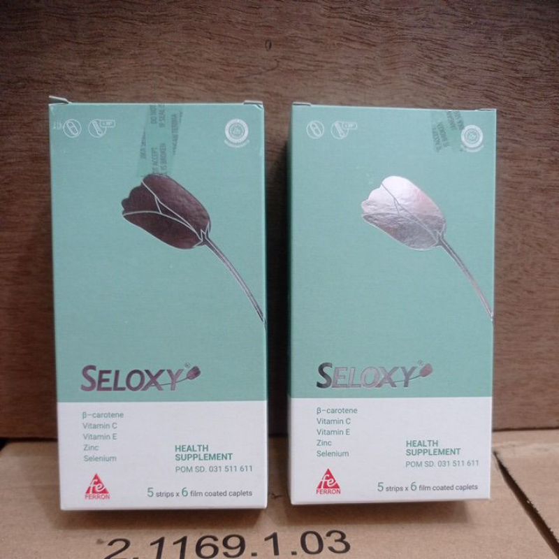 Seloxy biasa/AA/premium suplemen kesehatan kulit 1 box 30 tablet