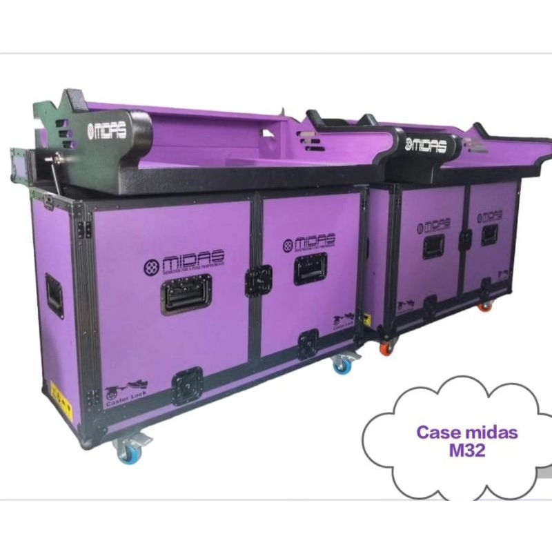 Hardcase Midas M32 Live Hidrolik Hidrolis Ungu Case Digital Mixer Midas m32 Live Premium HQ Hardcase