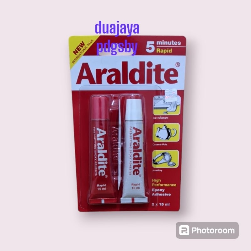 

Lem araldite besi lem araldit merah kemasan baru lebih kuat epoxy asli 5 menit biru 90 menit (DLA)