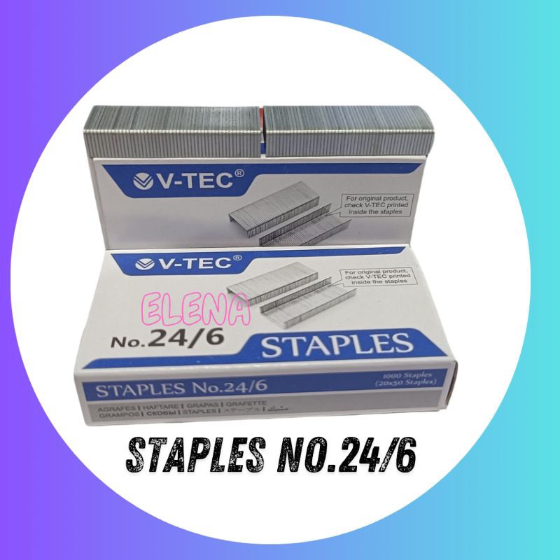 

staples /anak hekter no. 24/6. anak hekter no. 3/v tec