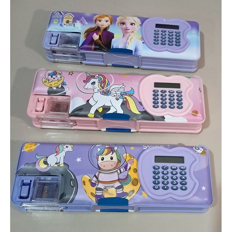 

kontak pensil magnet/tempat pensil karakter/anak-anak/kalkulator