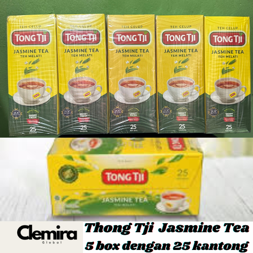 

THONG TJI JASMINE TEA TEH MELATI 5 BOX DENGAN 25 KANTONG