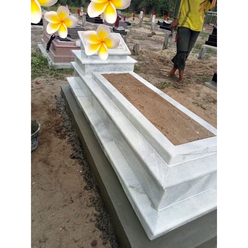 Kijing full set bahan marmer 2 tingkat. COD B.Lampung .