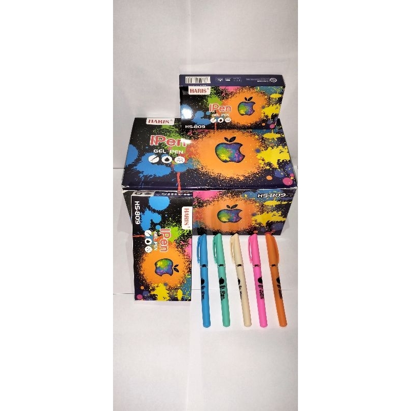 

PULPEN GEL APEL HARIS HS-809 0,5mm (ISI 12PCS)