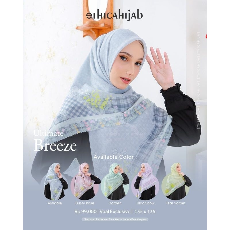 ETHICA HIJAB ULTIMATE BREEZE SEGI EMPAT SYARI TERMURAH ORIGINAL