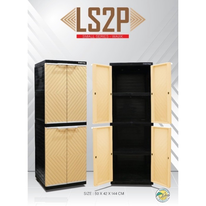 LEMARI PAKAIAN TABITHA MINI LS2P + KUNCI
