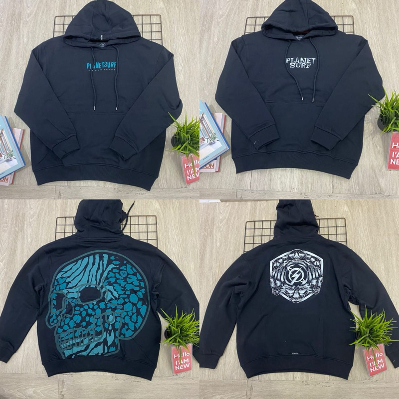 hoodie planet surf pria original