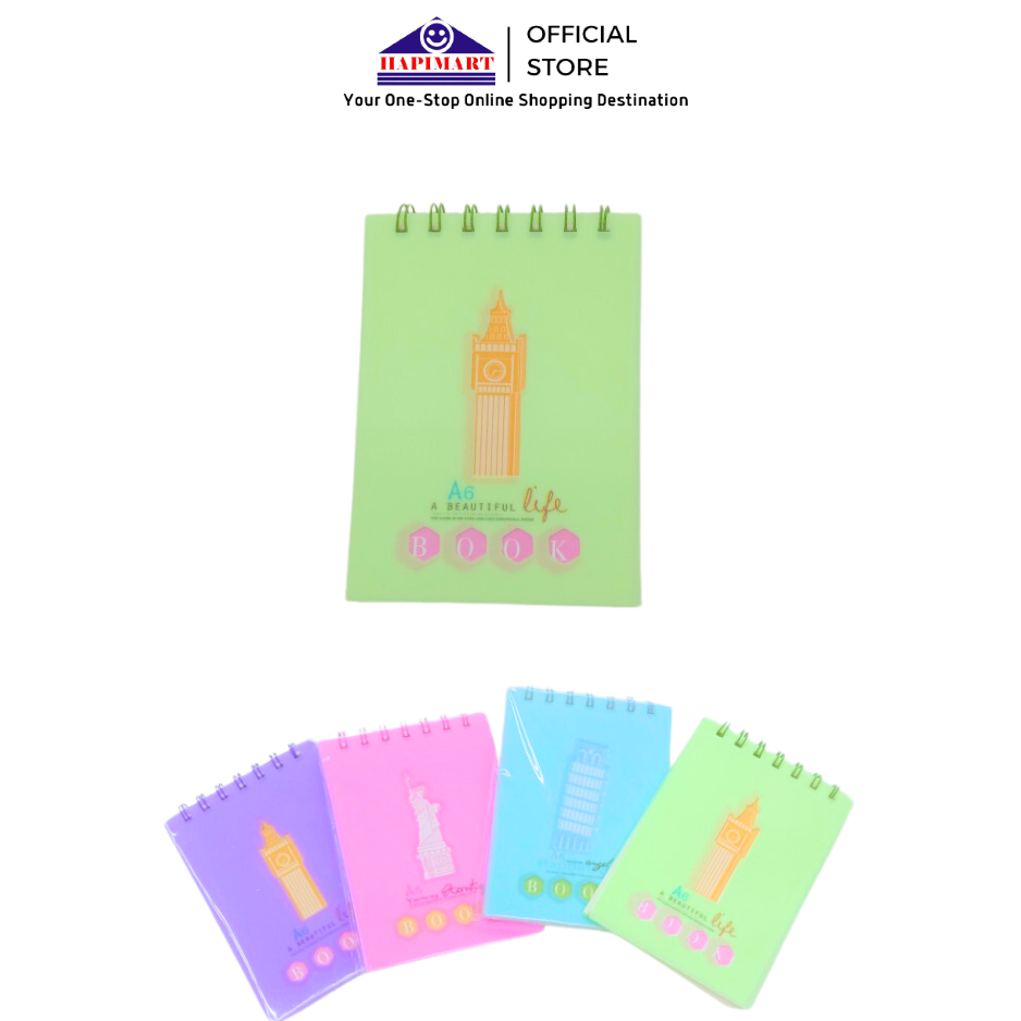 

Note Book Diary Spiral Ukuran A6/Buku Catatan/Buku Tulis/Buku Diary Ukuran A6