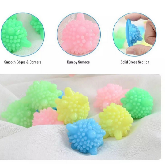 Magic Laundry Ball Bola Karet Karet Mesin Cuci Anti Kusut Pencuci Baju — 7