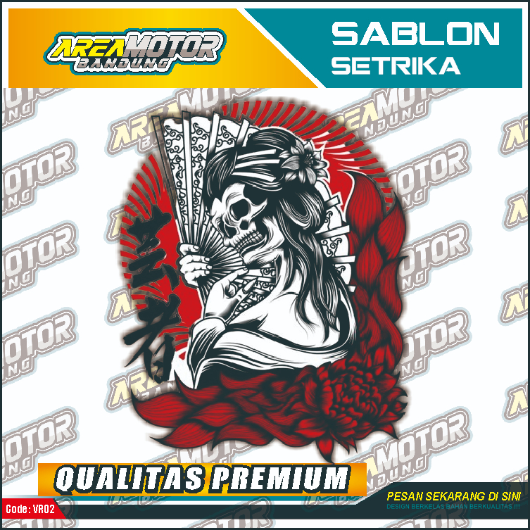 

Print sablon DTF/cetak sablon DTF/sablon setrika siap press 1 sisi KODE B22 Uk A4 / A3