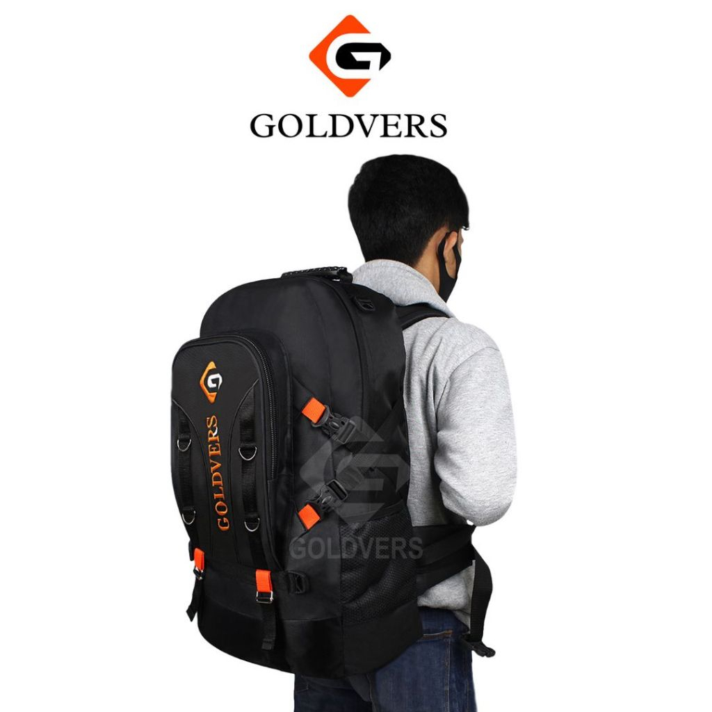 GOLDVERS - EASTERO Tas Ransel Jumbo ORIGINAL Pria Backpack 60L Polyestern Nylon Sekolah Kuliah Pungg