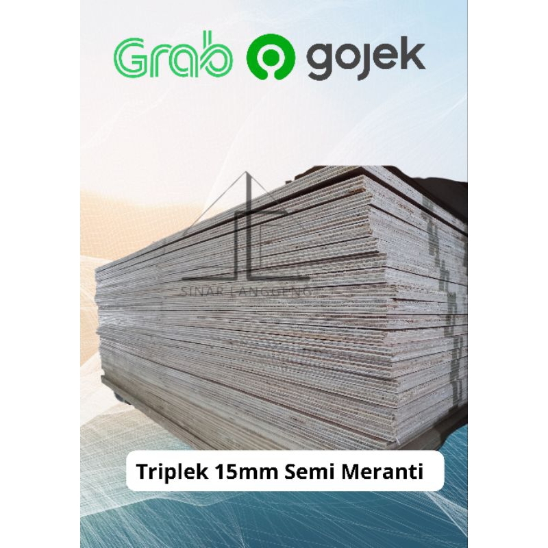 Triplek Semi Meranti Sangon Kayu Cor UK 122×244 Tebal 15mm