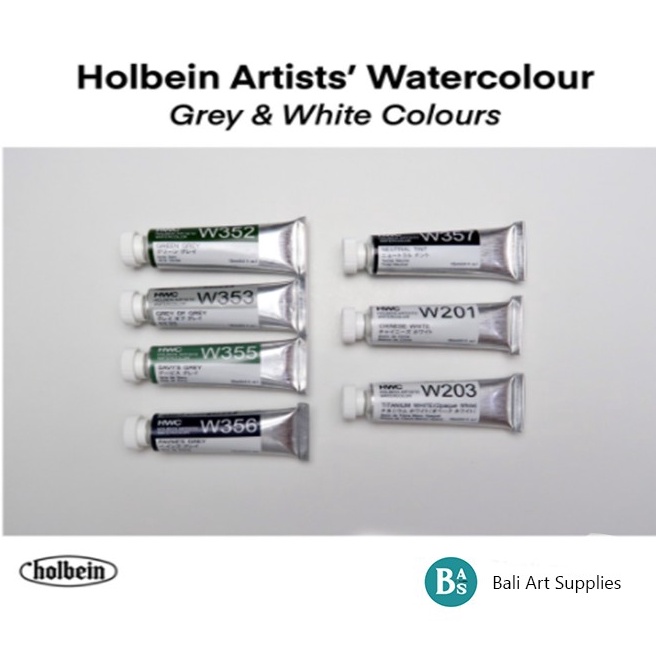 

KODE T43U Holbein Artists GREY WHITE Watercolour Paint Kemasan Tube Ukuran 5ml 15ml 1 Original Peralatan Melukis Terlaris dari BAS Bali Art Supplies Jakarta