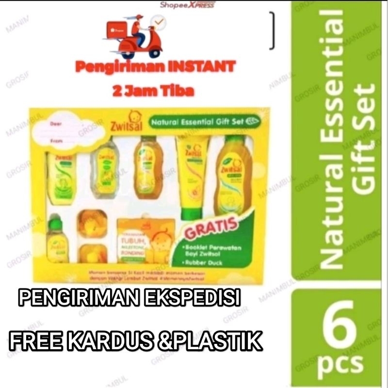 zwitsal essential baby gift set hampers bayi zwitsal natural paket perlengkapan bayi