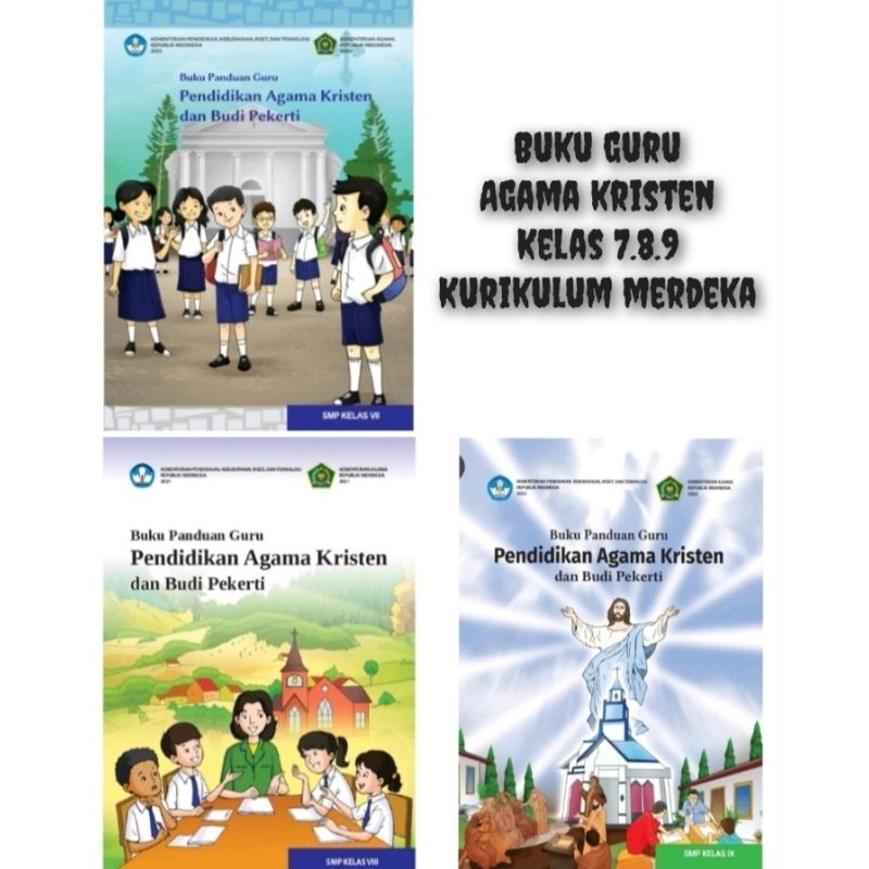 Buku guru Pendidikan agama Kristen SMP kelas 7 8 9 Kurikulum Merdeka