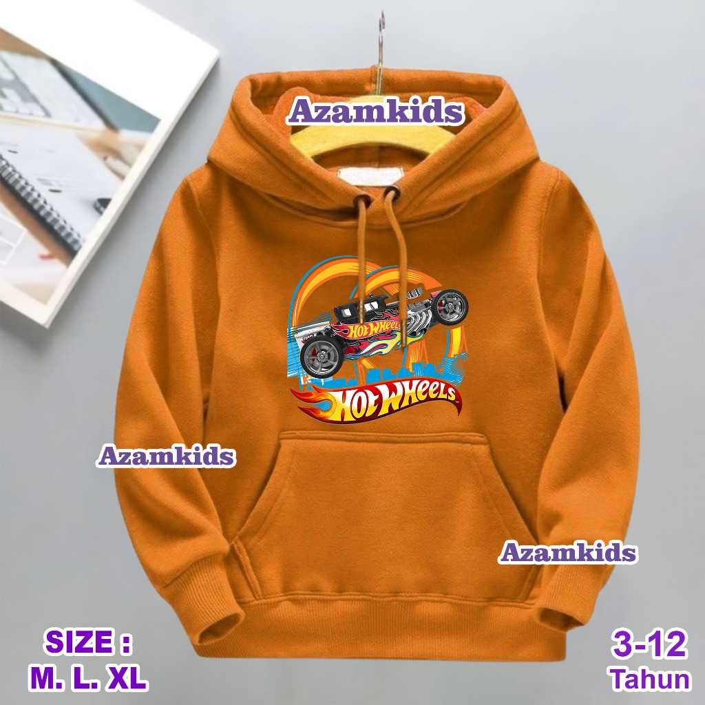 HOODIE ANAK UMUR 2 3 4  5 6 7 8 9  10 11 12 TAHUN HOTWEELS TERBARU || HOODIE ANAK PEREMPUAN DAN LAKI