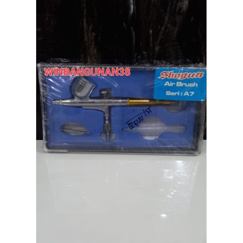 

SPRAY GUN LUKIS/AIR BRUSH KIT PEN/ALAT SEMPROTAN CAT LUKIS SHOGUN A7