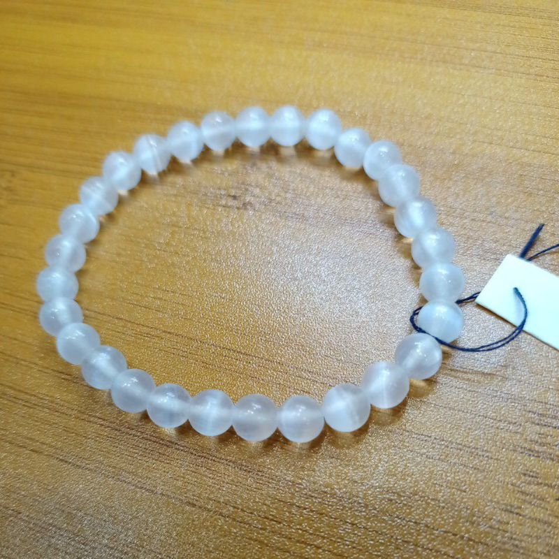gelang selenite batu kristal crystal