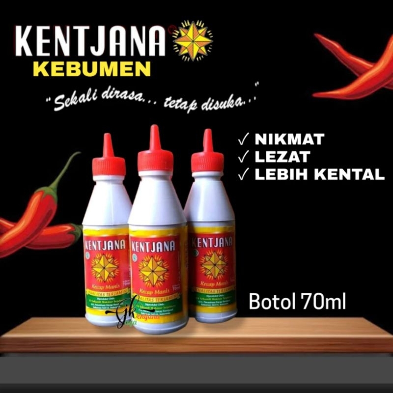 

KECAP MANIS KENTJANA BOTOL PLASTIK 70ML TERMURAH