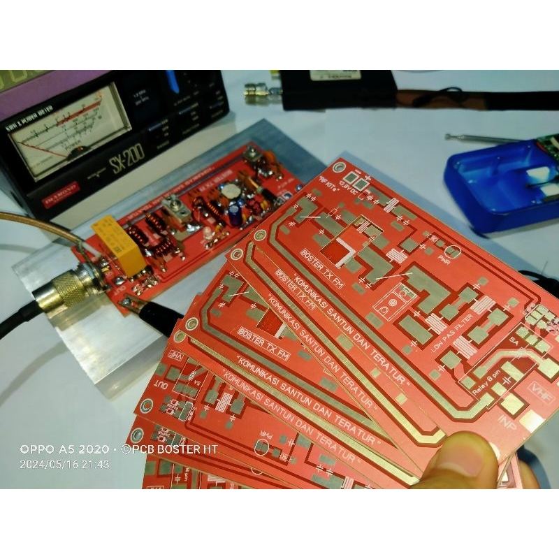 PCB BOSTER HT TRANSCEIVER 144Mhz