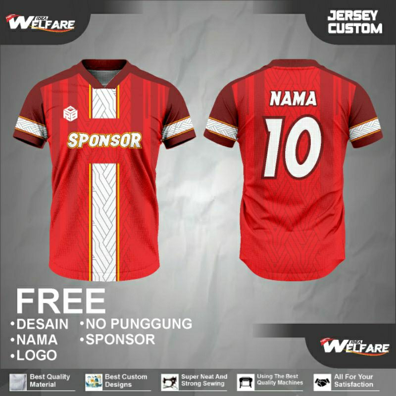 BAJU JERSEY FUTSAL/BOLA FULL PRINTING CUSTOM DESAIN