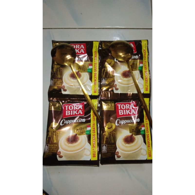

TORABIKA CAPUCINO free Sendok Cantik 10 Sachet