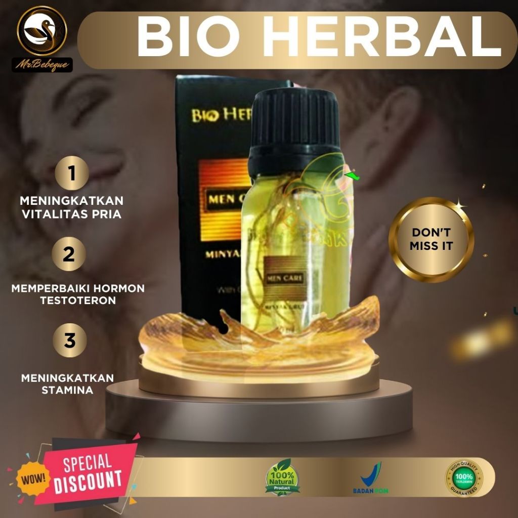 Bio Herbal Minyak Pembesar Mr.P Pria Dewasa
