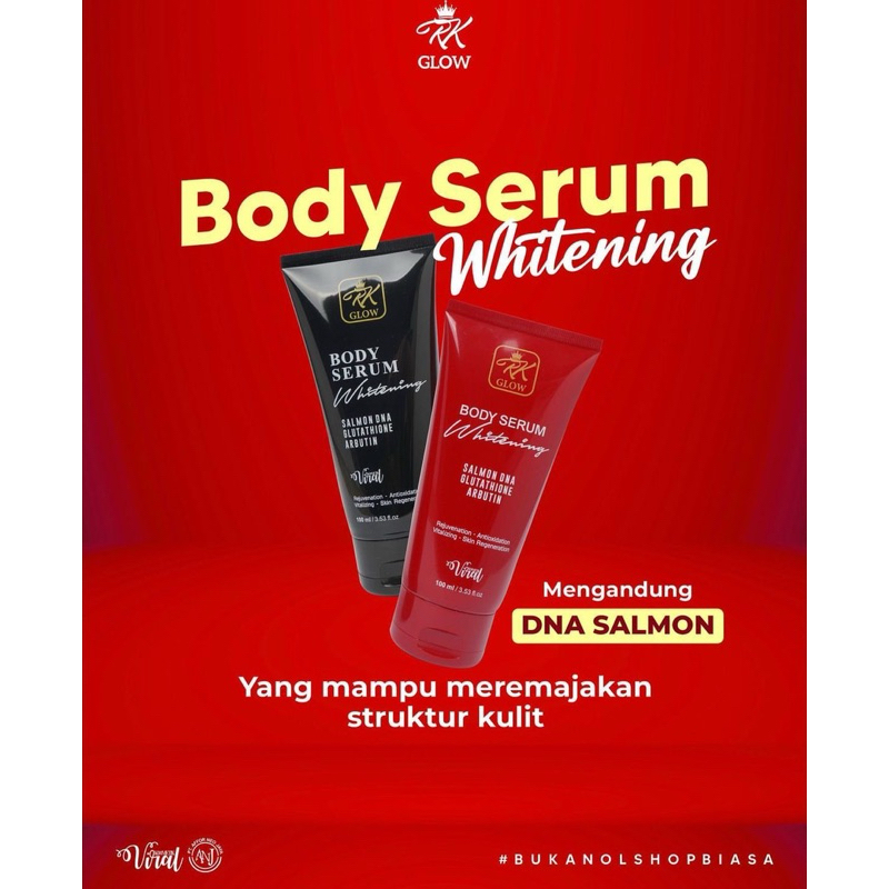 BODY SERUM WHITENING DNA SALMON || RK GLOW