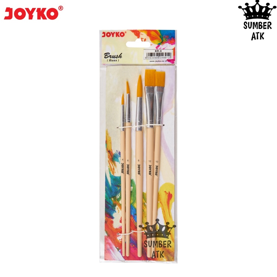 

KODE Q74R Brush Kuas Cat Air Cat Minyak Lukis Acrylic Joyko BR8