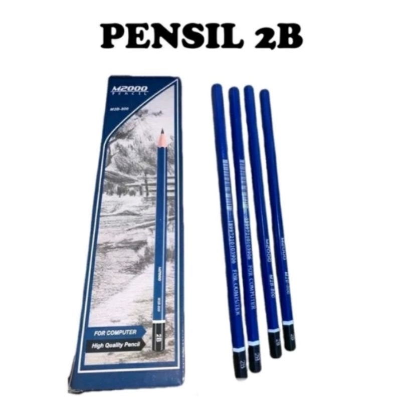 

1 Pack Pensil 2B M2000 Isi 12 Alat Tulis Sekolah Dan Kantor