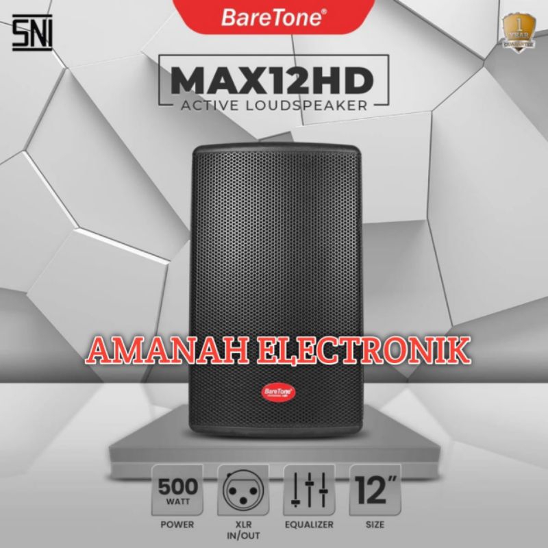 Speaker Aktif Baretone Max12hd Original Speaker aktif 12inch