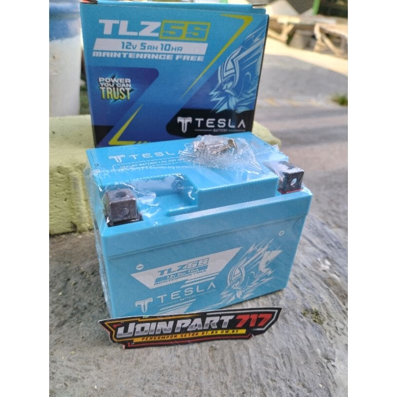 Aki  motor beat TLZ5S 12v 5AH 10hr aki kering motor beat Mio
