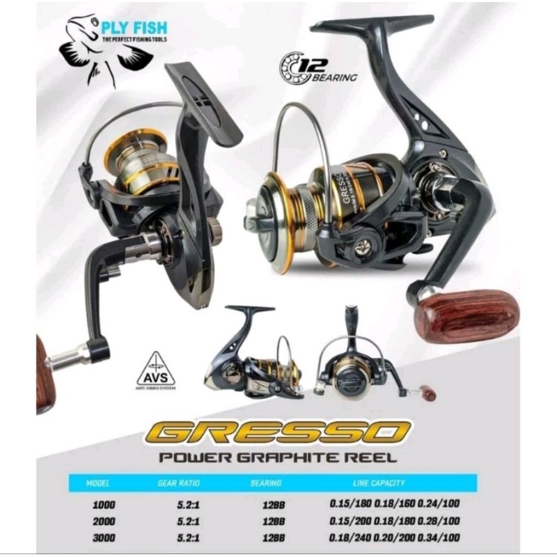 REEL FLY FISH GRESSO