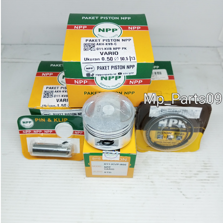 Piston Kit Vario 110 Karbu Vario 110 Techno Karbu OS Std 50 100 150 KVB NPP