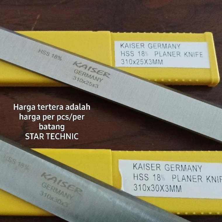 

KODE T49W 31cm HSS PLANER KNIFE KAISERPisau untuk serut kayuWood working tools